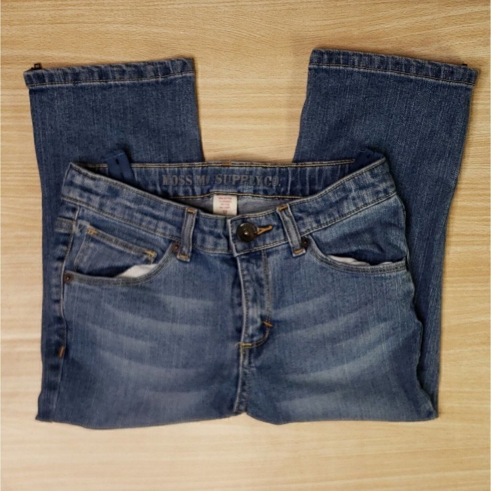 Mossimo Supply Company Girls Denim Capri Jeans 12